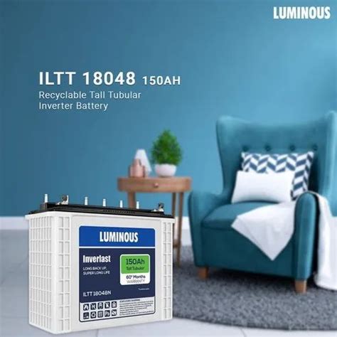 150 Ah Luminous ILTT18048N Tubular Battery 12 V 60 Months At Rs 12150