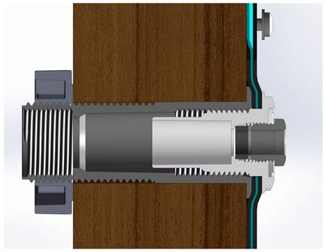 Presse étoupe projecteur piscine