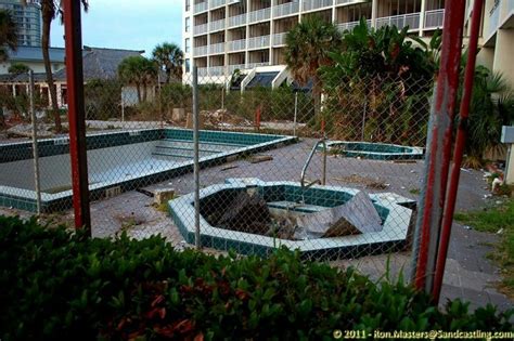 Abandoned Treasure Island Hotel Resort In Daytona Beach Fl