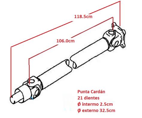 Cardán DFSK Serie C Acsam cl