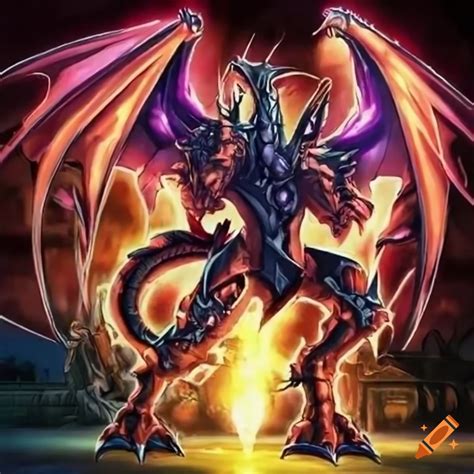 Epic Yugioh Dragon Shooting Fire On Craiyon