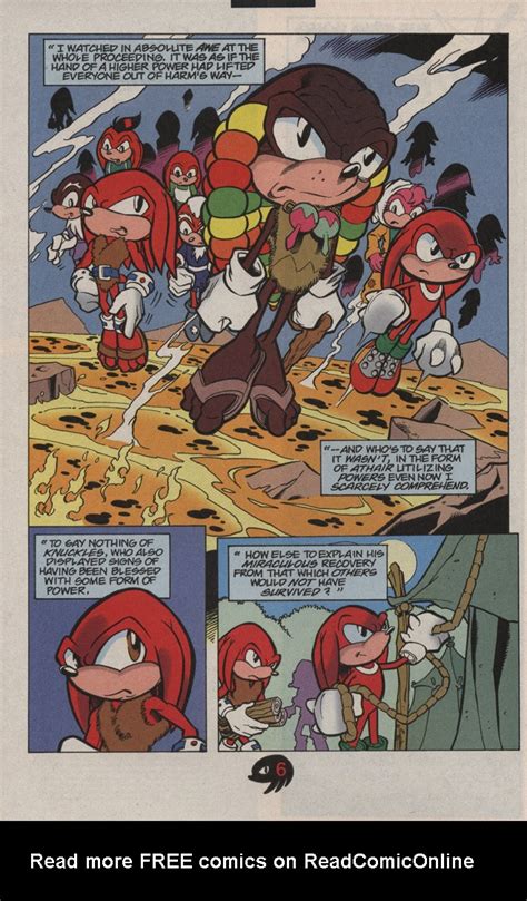 Read Online Knuckles The Echidna Comic Issue 11