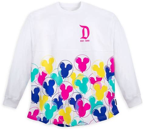 Disney Mickey Mouse Balloon Spirit Jersey For Adults Disneyland