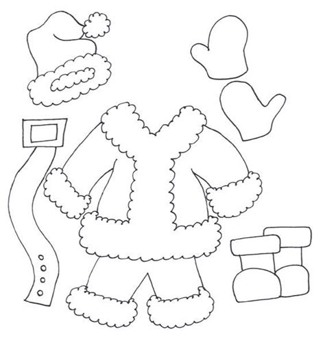 Santa Suit Template