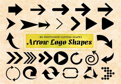 Arrow Shapes For Photoshop