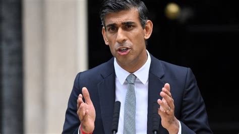 Rishi Sunak primer ministro británico promete corregir los errores