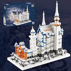 HIGH GODO Schloss Neuschwanstein Mini Bauteine Set 2800 Stück