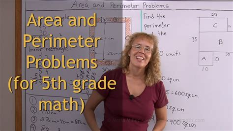 Area and perimeter problems (5th grade math) - Worksheets Library