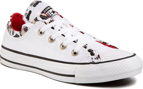 Trampki Converse Ctas Double Upper Ox C White Multi Enamel Red