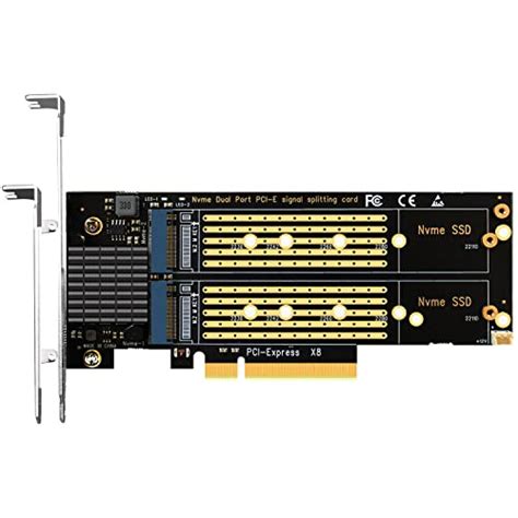 Mua GLOTRENDS PA21 Dual M 2 NVMe To PCIe 4 0 X8 Adapter Without PCIe