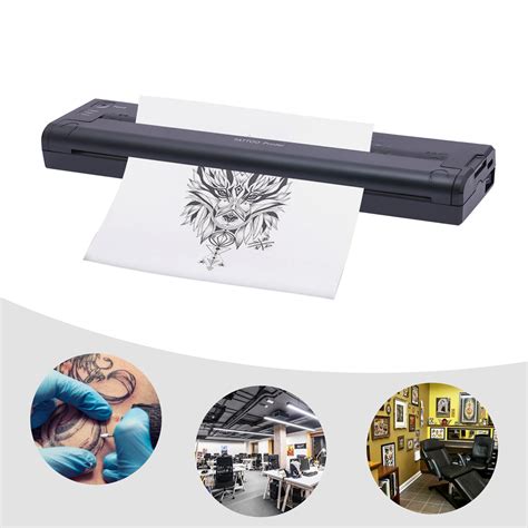 Wireless Tattoo Thermal Stencil Maker Tattoo Transfer Copier Printer