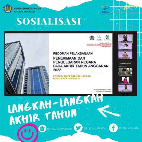 Sosialisasi Langkah Langkah Akhir Tahun Anggaran