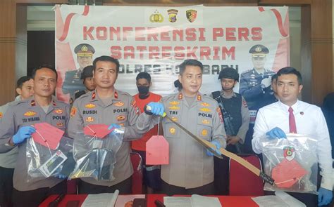 Polres Kotabaru Rilis Pengungkapan Kasus Pembacokan Tka Dan