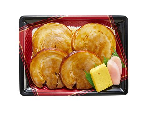 一度食べたら、ハマります。“やみつキッチン” 厚切りチャーシュー4枚そのままで、刻みチャーシューをトッピング 4代目「チャーシュー弁当」 1