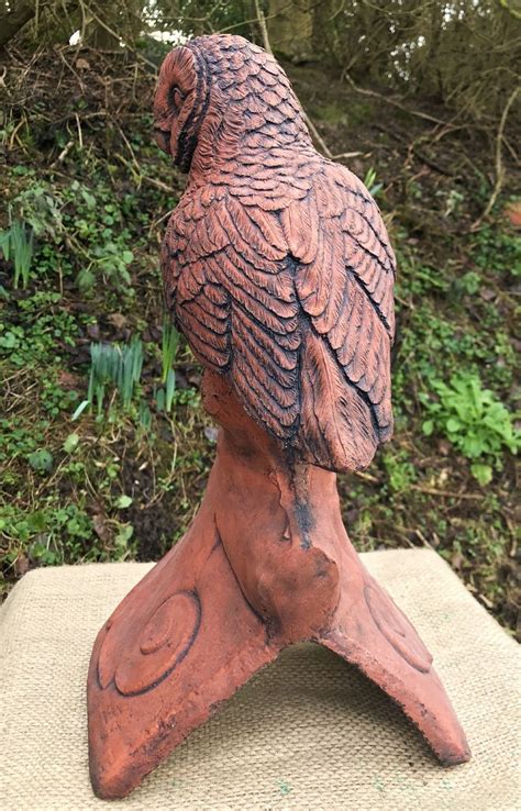 Owl Roof Finial Angled Ridge Tile