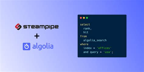 Github Turbotsteampipe Plugin Algolia Use Sql To Instantly Query