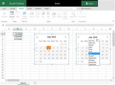 Drop Down Calendar In Excel 2025 Joann Lyndsey