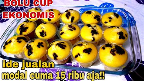 MODAL 15 RIBU AJA UDH BISA BUAT BOLU CUP EKONOMIS SEPERTI INI COCOK