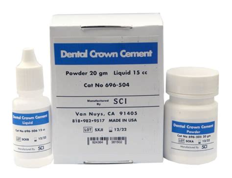 Dental Crown Adhesive By Sci Permanent Glass Ionomer Orthodontic