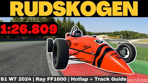 Iracing Rudskogen Motorsenter Hotlap Track Guide Formula