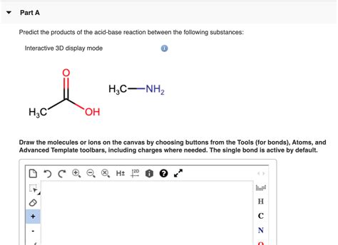 Solved Part A Predict The Products Of The Acid Base Reaction Chegg