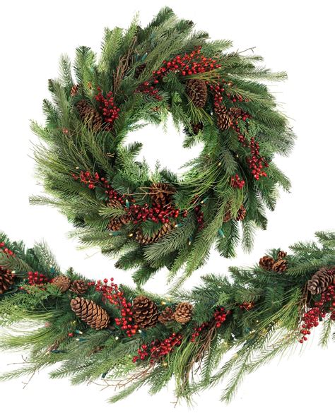 Draping Pine Foliage Balsam Hill Artificial Christmas Wreaths