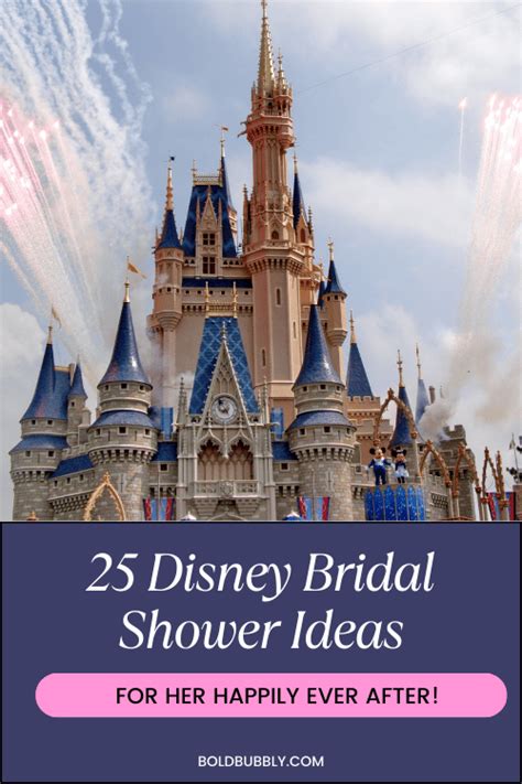 25 Enchanting Ideas for a Disney Bridal Shower - Bold & Bubbly