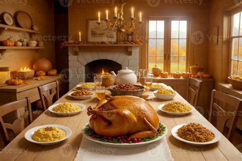 Thanksgiving Harvest, Rustic Farm Background Stock Images, AI Generated ...