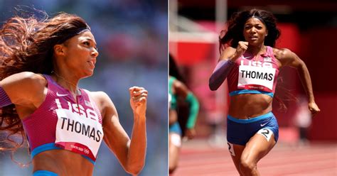 Gabby Thomas Advances to 200m Final at 2021 Olympics | POPSUGAR Fitness