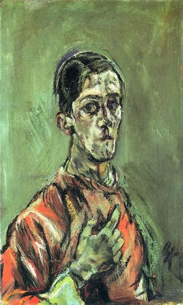 Self Portrait Oskar Kokoschka Wikiart Org