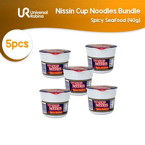 Nissin Cup Noodles Mini Spicy Seafood G Packs Shopee Philippines