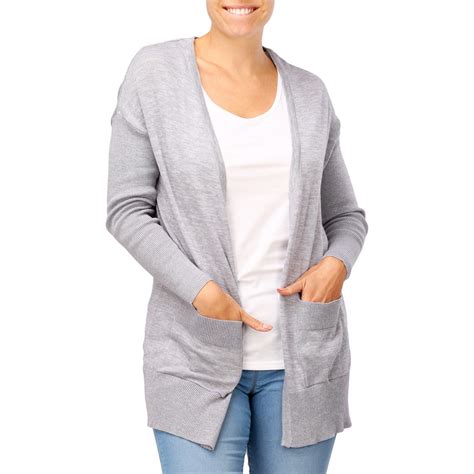 Brilliant Basics Women S Longline Cardigan Grey Big W