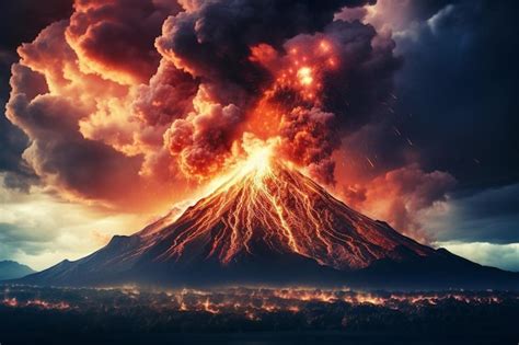 Premium Photo | What causes a volcanic eruption