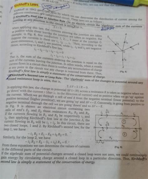 Kirchhoffs Laws 10 Kirehhoffs First Law Or Juncticated Circuit These