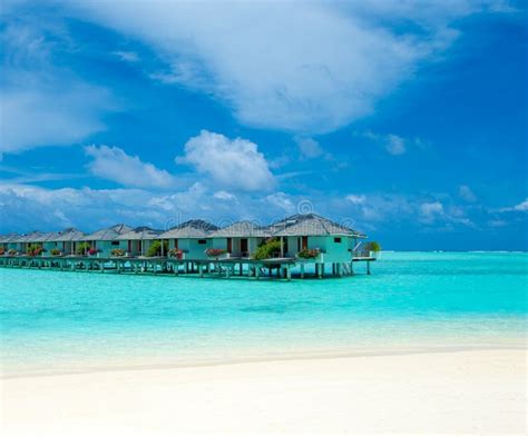 Tropical beach in Maldives stock image. Image of island - 268747007