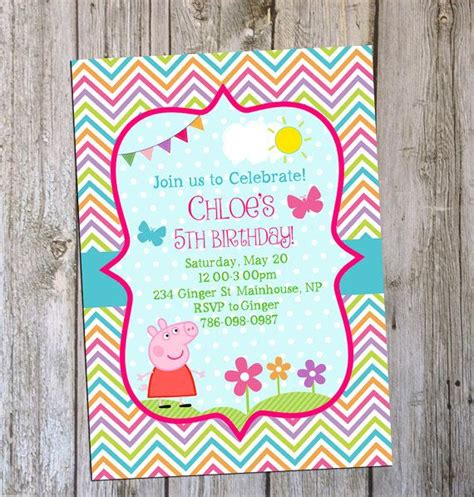 This Item Is Unavailable Etsy Peppa Pig Birthday Invitations Pig