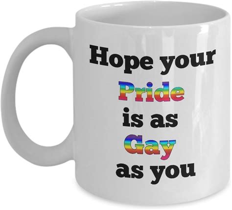 Gay Pride Coffee Mug Lgbt T Tea Cup Rainbow Pro