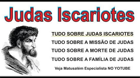 Prega O Sobre Judas Iscariotes Judas Era Irm O De Zaqueu Estudo