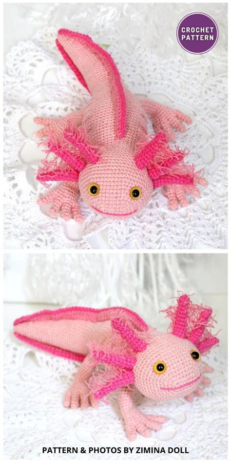 7 Awesome Crochet Amigurumi Axolotl Patterns The Yarn Crew