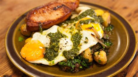 Kipfler Potato Salad With Eggs And Pesto