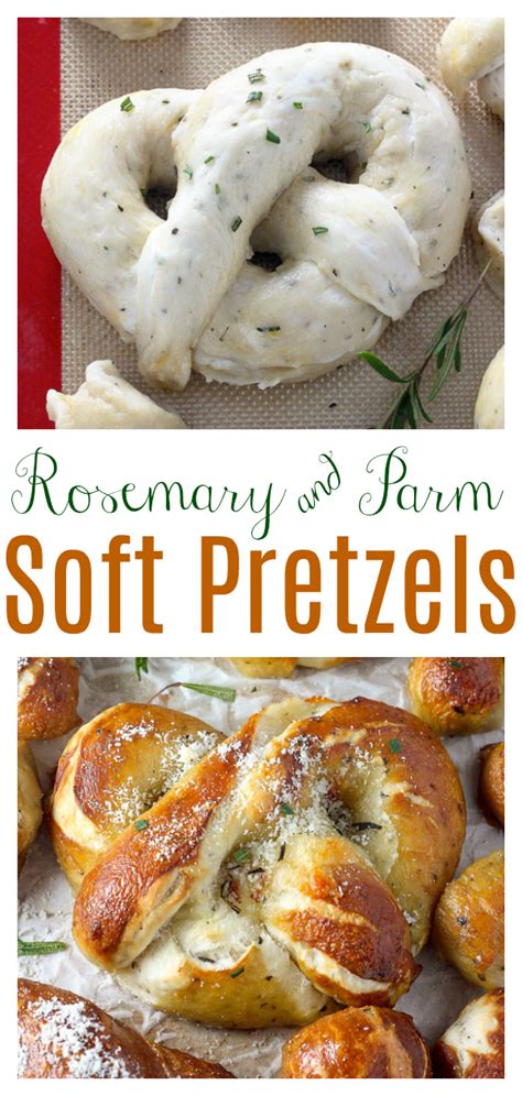 Mozzarella Stuffed Rosemary And Parmesan Soft Pretzels Baker By Nature