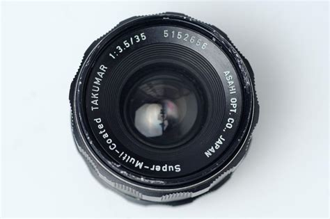 Vintage Lens Super Multi Coated Takumar 35mm F3 5 Photography Lens