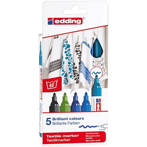 Set Marker Pentru Textile Edding Mm Bucati