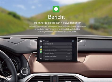 Draadloze Apple Carplay Dashboard Console Draagbaar Draadloos