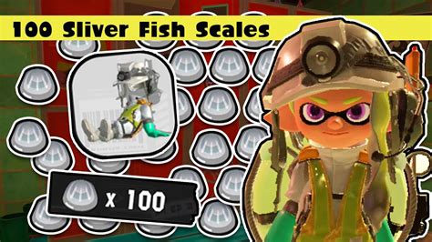 Splatoon 3 Collect 100 Sliver Fish Scales To Exchange White Slopsuit