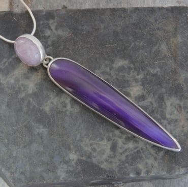 Amethyst And Purple Bowlerite Sterling Silver P Folksy