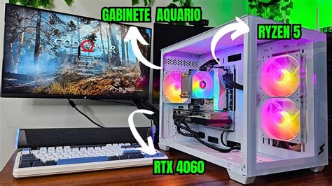 Montei O Melhor Pc Gamer Branco At Mil Reais Montagem Teste Em