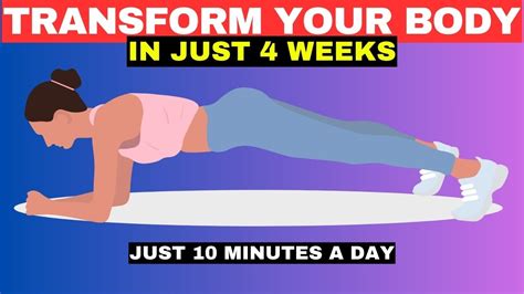 Top 5 Exercises That Can Transform Your Body In Just 4 Weeks Youtube