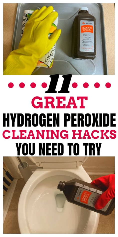 11 Great Hydrogen Peroxide Cleaning Hacks You Need To Try Cleaning