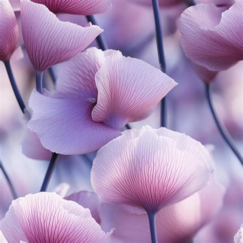 Captura Aproximada De Flores Cor De Rosa Revelando Detalhes Intrincados